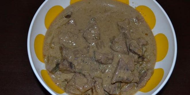 Рецепт свиной печени в сметане в мультиварке