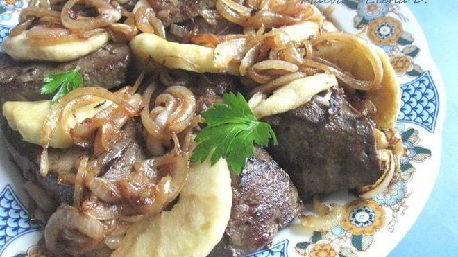 Рецепт телячьей печени по-берлински