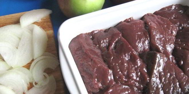 Рецепт телячьей печени по-берлински