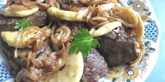 Рецепт телячьей печени по-берлински