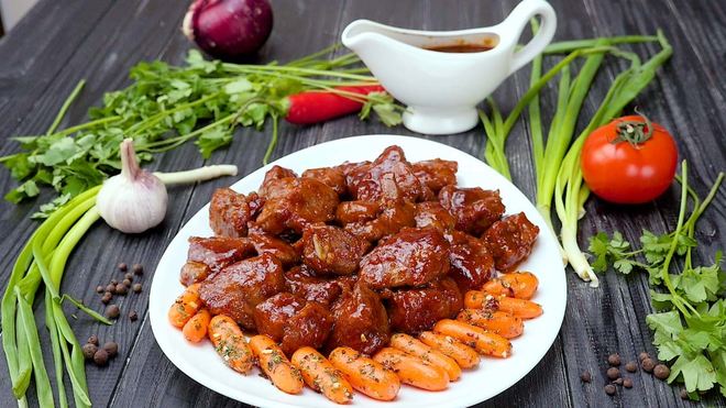 Рецепт тушеной печени