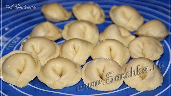 Рецепт домашних пельменей