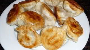 Рецепт Китайских пельменей золотых монеты жареные