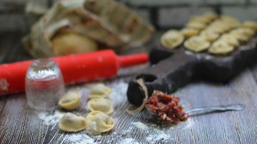 Рецепт Пельменей из заварного теста