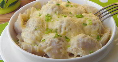 Рецепт Пельменей с сыром в духовке