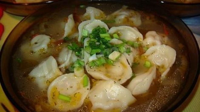 Рецепт пельменей с зеленью