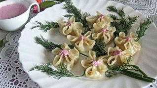 Рецепт Пельменей со свининой и капустой