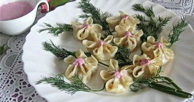 Рецепт Пельменей со свининой и капустой