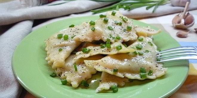 Рецепт Постных пельменей с кабачками