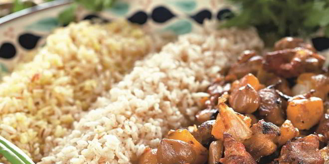 Рецепт Азербайджанского плова с бараниной, тыквой и каштанами