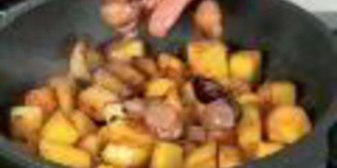 Рецепт азербайджанского плова с бараниной, тыквой и каштанами