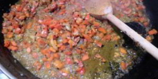 Рецепт черной паэльи