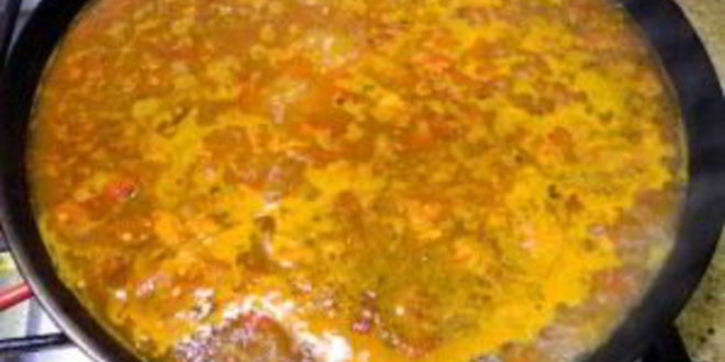 Рецепт черной паэльи