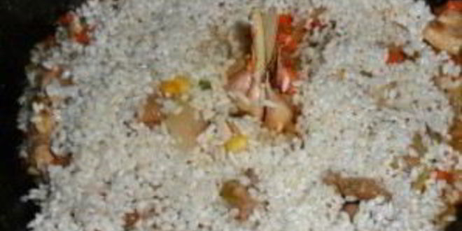 Рецепт испанской паэльи с курицей