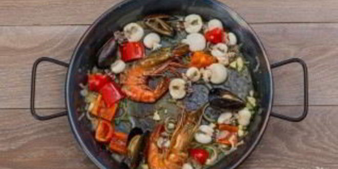 Рецепт испанской паэльи с морепродуктами