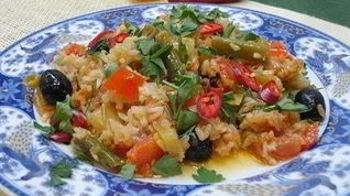 Рецепт Летней паэльи