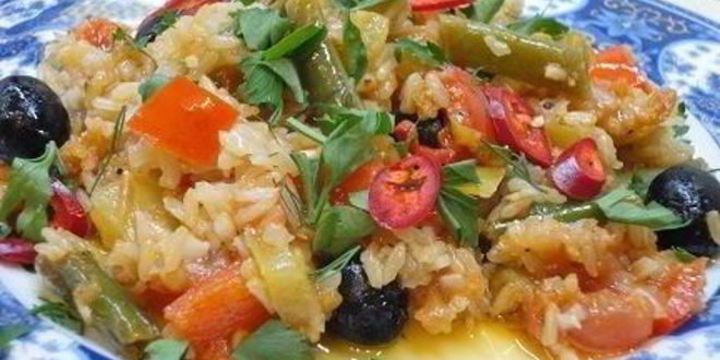 Рецепт летней паэльи