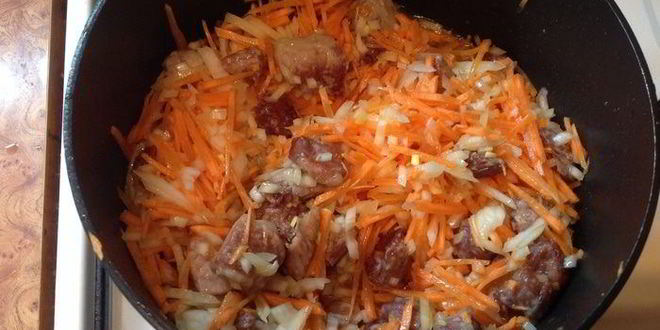 Рецепт макаронного плова