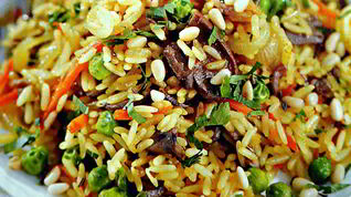 Рецепт Овощного плова с грибами