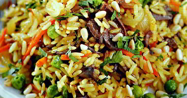 Рецепт Овощного плова с грибами