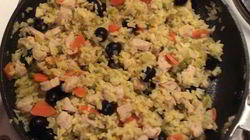 Рецепт Паэльи с курицей и овощами