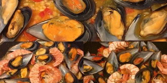 Рецепт паэльи с морепродуктами