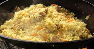 Рецепт Плова из баранины в казане