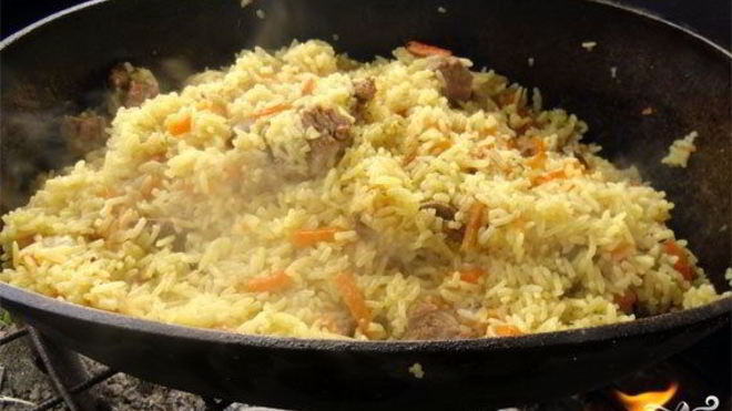 Рецепт плова из баранины в казане