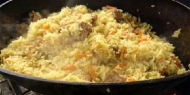 Рецепт плова из баранины в казане