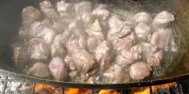 Рецепт плова из баранины в казане