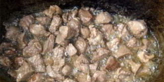 Рецепт плова из баранины в казане