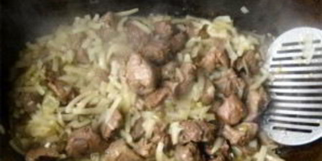 Рецепт плова из баранины в казане