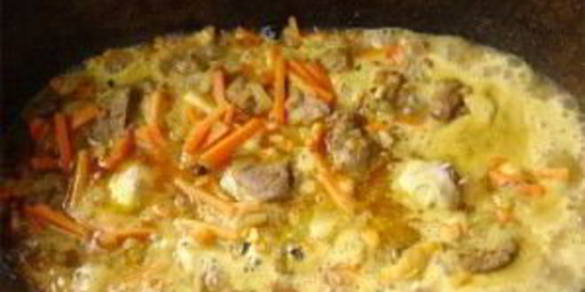 Рецепт плова из баранины в казане