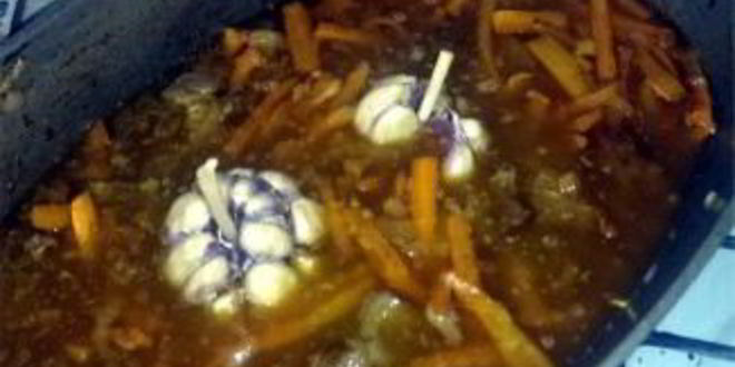 Рецепт плова из свинины в утятнице