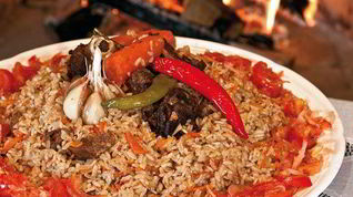 Рецепт Плова по-фергански в сковороде вок