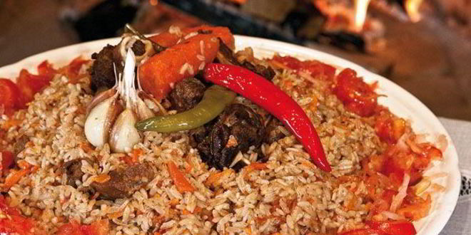 Рецепт плова по-фергански в сковороде вок