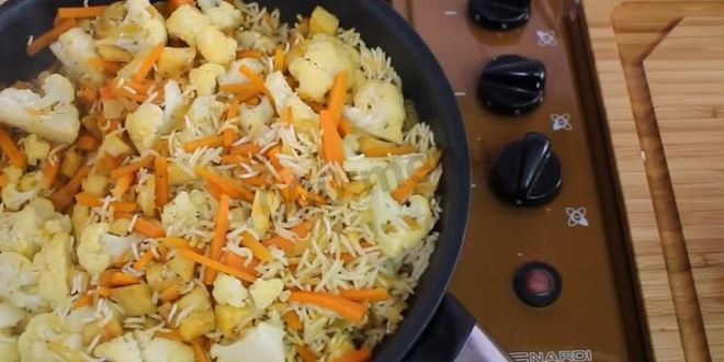 Рецепт плова постного с овощами