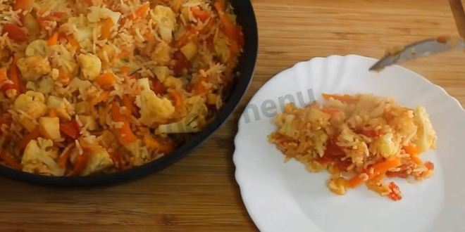 Рецепт плова постного с овощами