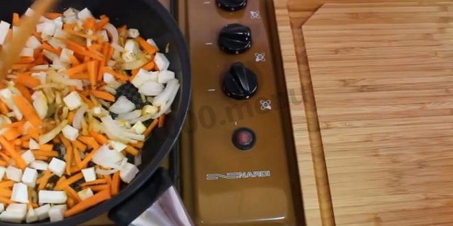 Рецепт плова постного с овощами