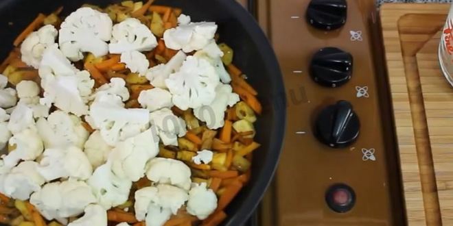 Рецепт плова постного с овощами