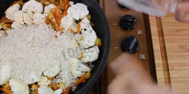 Рецепт плова постного с овощами