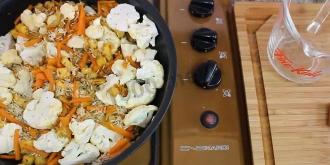 Рецепт плова постного с овощами