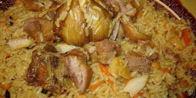 Рецепт плова праздничного туй оши