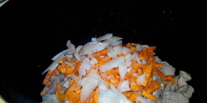 Рецепт плова с говядиной в мультиварке