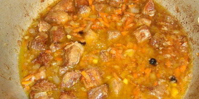 Рецепт плова с говядиной