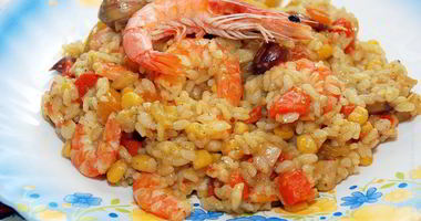 Рецепт Плова с креветками