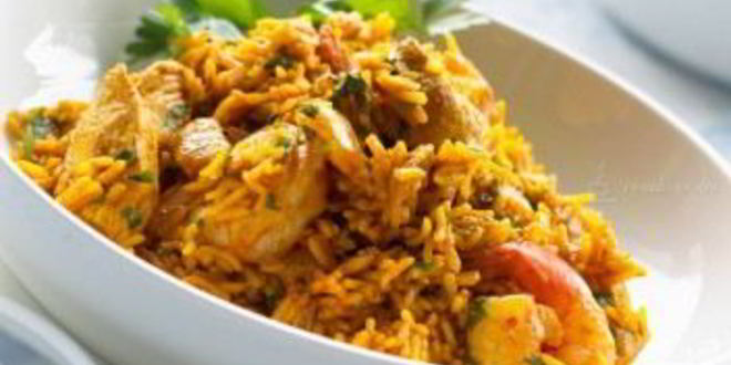 Рецепт плова с креветками