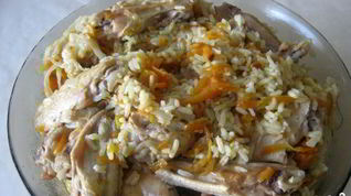 Рецепт Плова с куриными крылышками