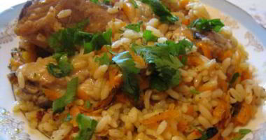 Рецепт Плова с курицей в утятнице