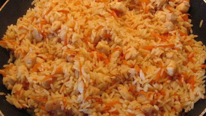 Рецепт плова с курицей